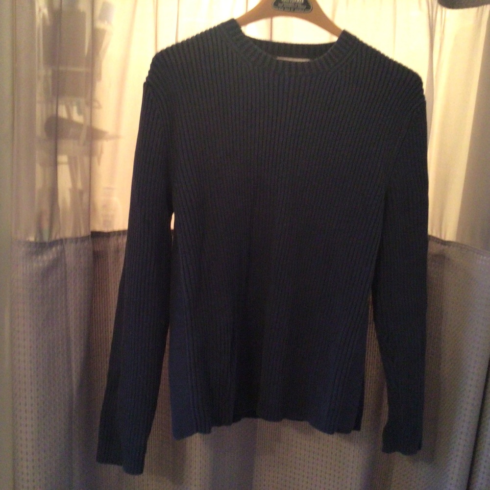 Xpress Mens Navy blue crew neck sweater size M